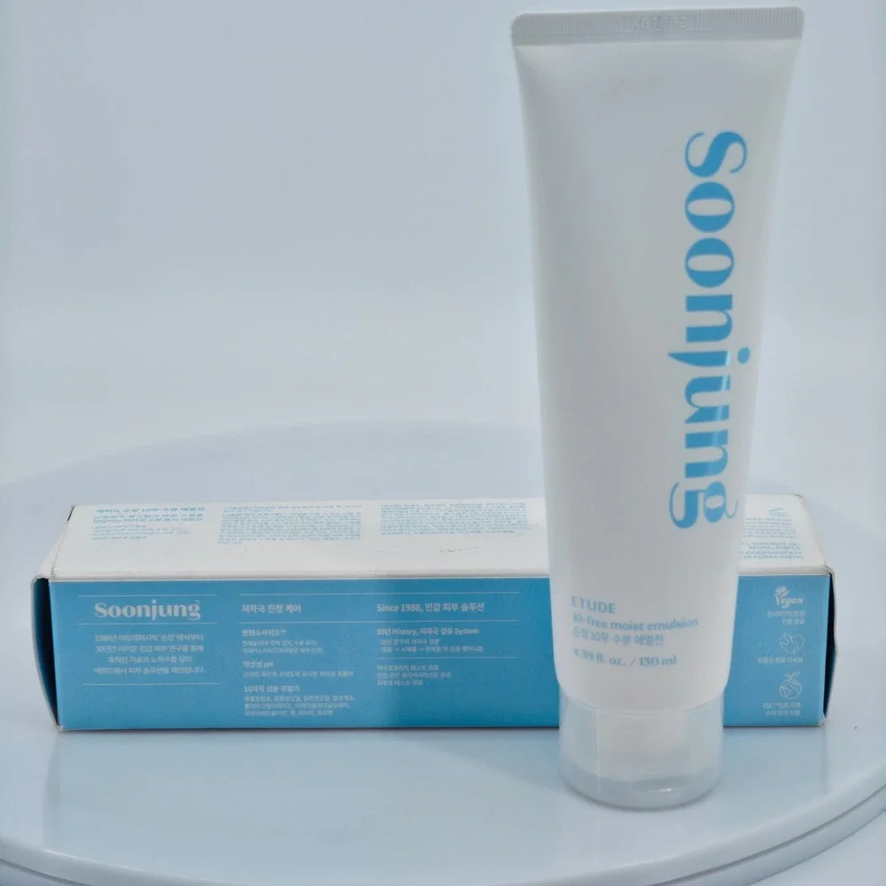 Etude House SoonJung 10-Free Moist Emulsion 130ml K-Beauty Facial Moisturizer